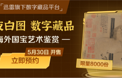 迅雷数字藏品平台非同数艺上新“海外国宝艺术鉴赏”系列  限量发售8000枚 将抽赠纪念版实物